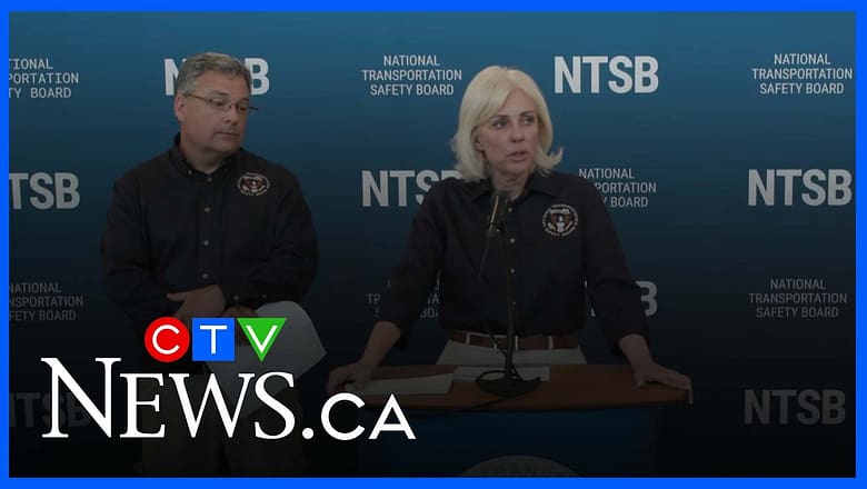 NTSB details final minutes of Air Canada jet flight recorder before the collision