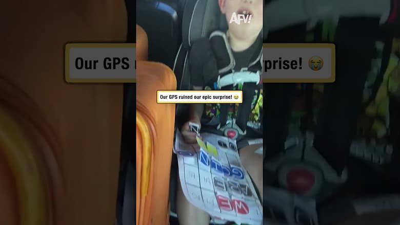 Our GPS ruined our epic surprise! π