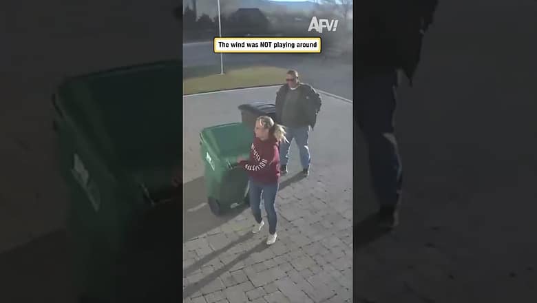 The wind was NOT playing around