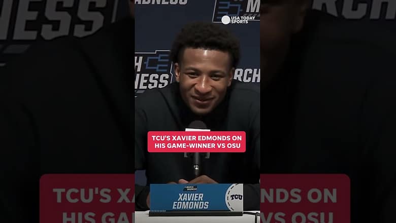 Xavier Edmonds reflects on game winner vs Ohio State that lifts TCU