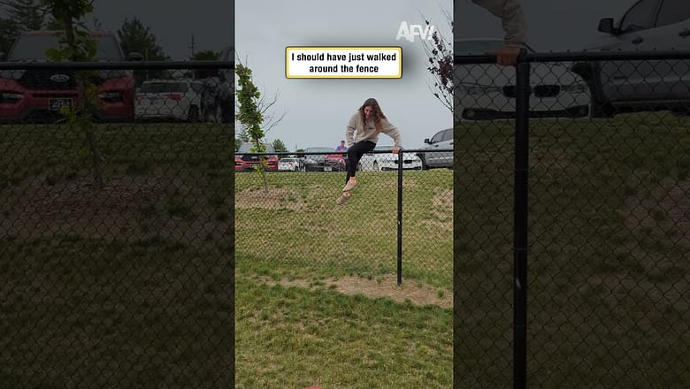 I should have just walked around the fence