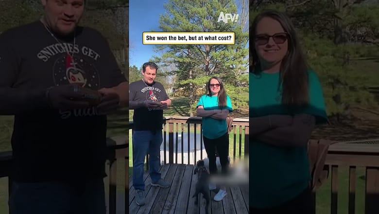 She won the bet, but at what cost?
