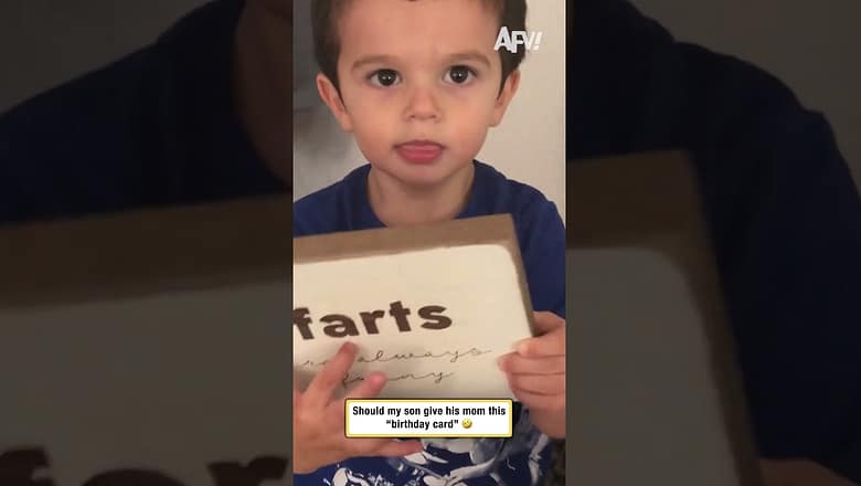 Should my son give his mom this “birthday card” π€£