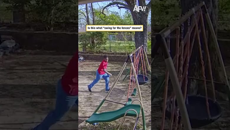 Is this what “swing for the fences” means?