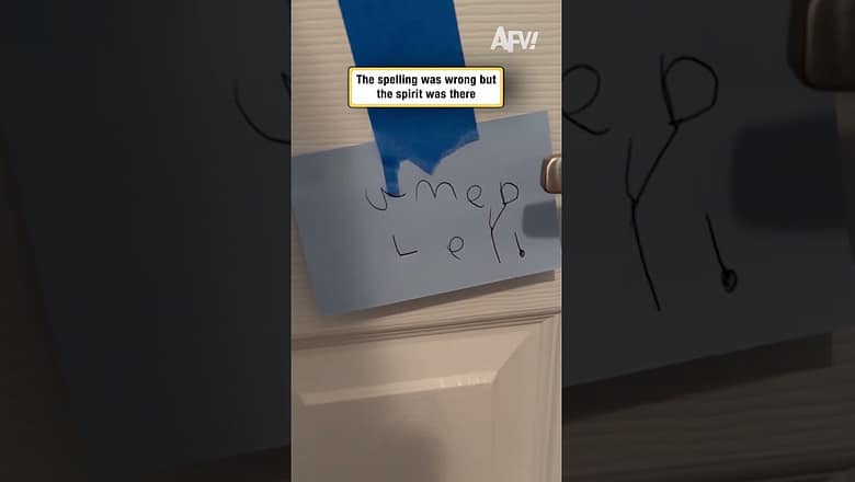 The spelling was wrong but the spirit was there