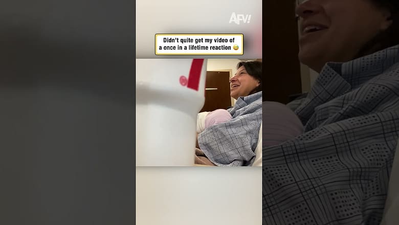 Didn’t quite get my video of a once in a lifetime reaction ๐