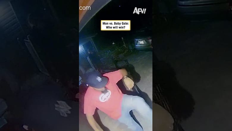 Man vs. Baby Gate: Who will win?