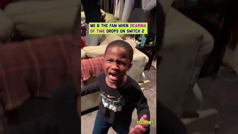 When the #ocarinaoftime remake drops on #Switch 2 #nintendo #reaction #shorts #crashout