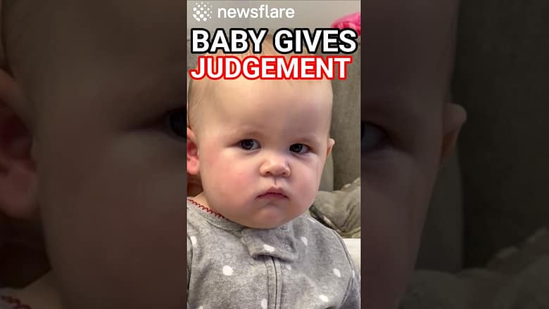 Baby’s Hilarious Reaction To Sneezing