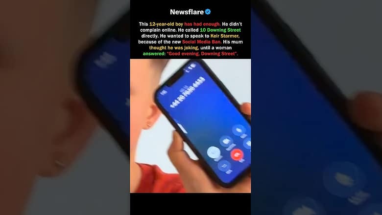 Boy Calls Keir Starmer About The Social Media Ban