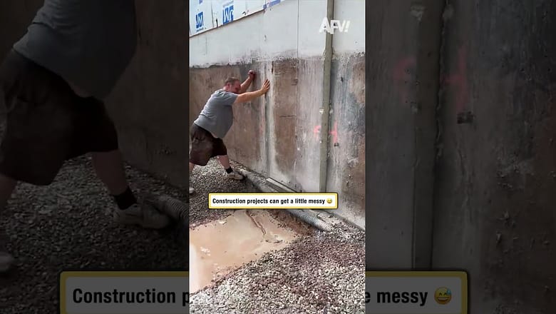 Construction projects can get a little messy 😅