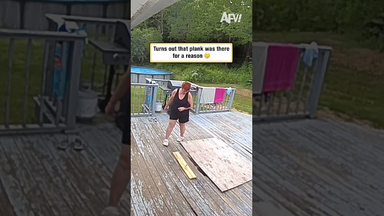 Turns out that plank was there for a reason ๐ค