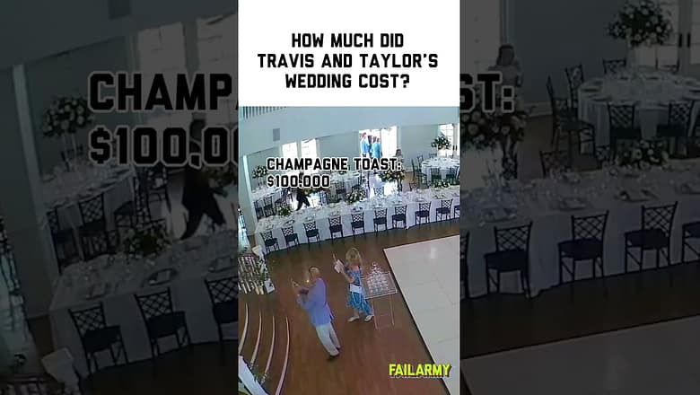Who says money can’t buy love? 🤑 #taylorswift #traviskelce #weddings #justmarried #fail